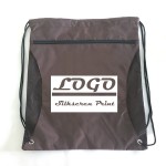 Personalized Drawstring Backpacks w/ Mesh Pocket