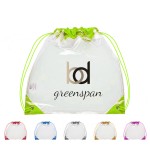 Personalized Clear Drawstring Backpack