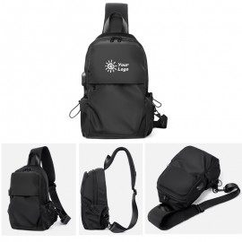 Riding Travel Sling Backpack with Logo  Riding Travel Sling Backpack with Logo