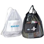 Nylon Drawstring Mesh Tote Backpack with Logo