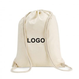 Custom Durable Canvas Sports Drawstring Backpack
