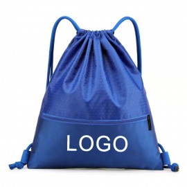 Customized Sport Drawstring Backpack w/Zipper