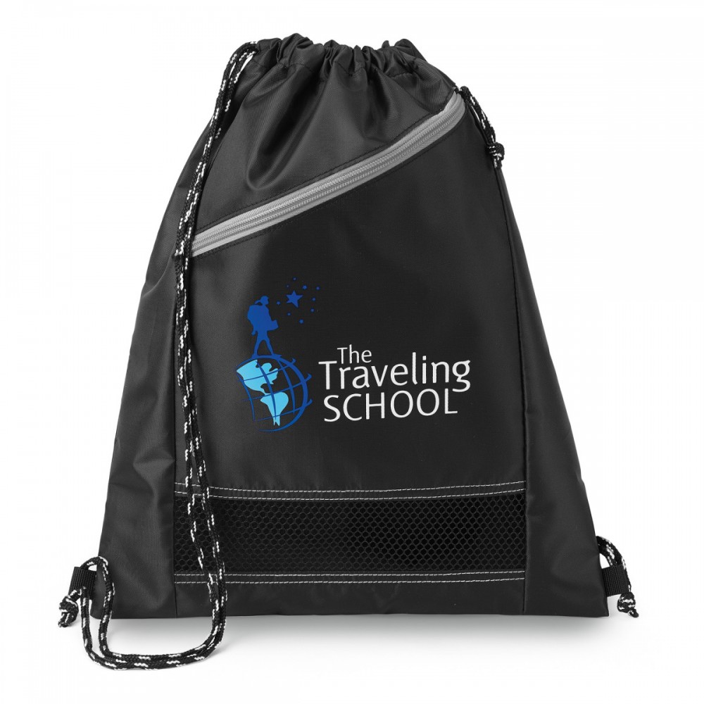 Spark Sport Cinchpack - Black with Logo Spark Sport Cinchpack - Black with Logo