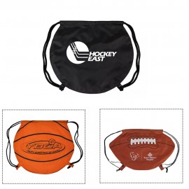 Basketball shape Backpack with Logo