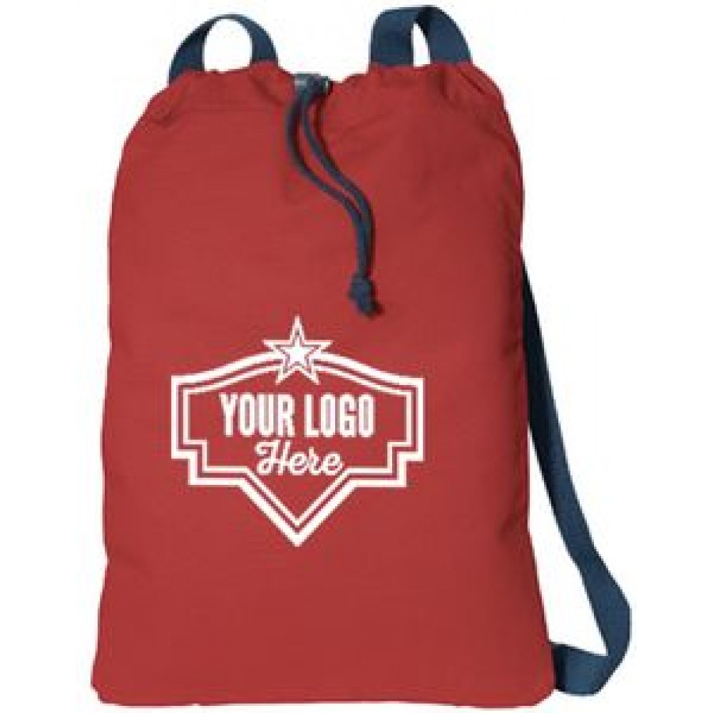 Canvas Cinch Pack Custom Embroidered Canvas Cinch Pack Custom Embroidered
