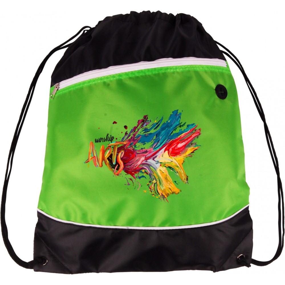 Customized Modern Affordable Sports Backpack - Full Color Transfer (14"x17.75")