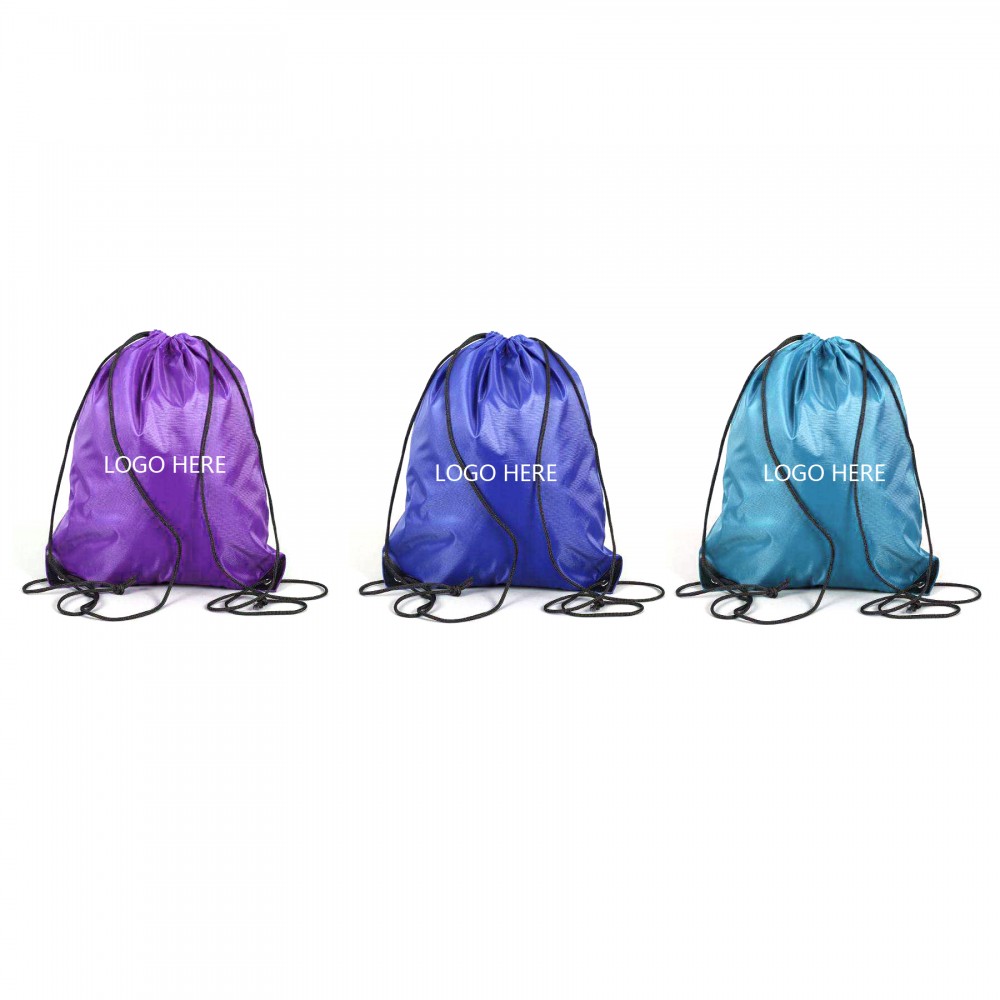 Drawstring Backpack with Logo