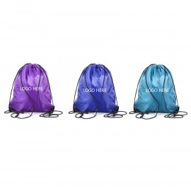 Drawstring Backpack with Logo