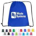 Non-Woven Drawstring Cinch Sack Sports Bag with Logo