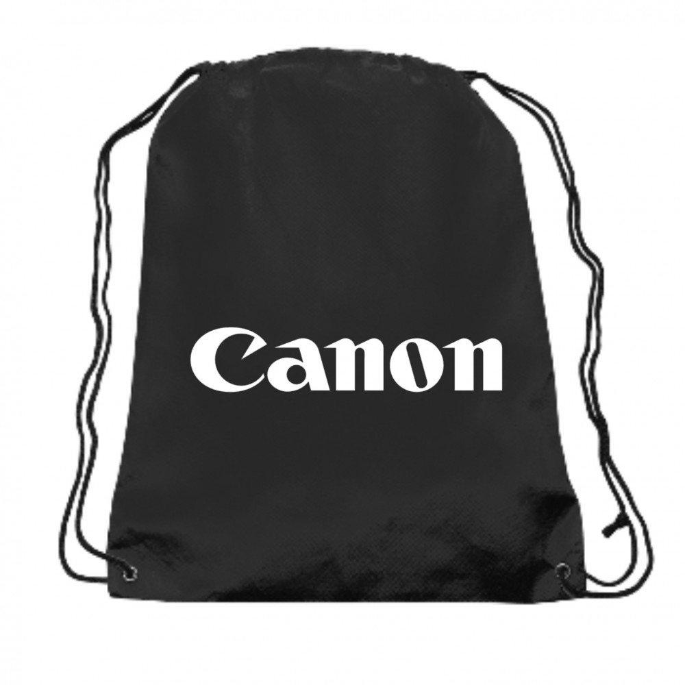 Logo Branded Standard Nylon Drawstring Bag