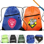 Milta Drawstring Backpacks with Logo