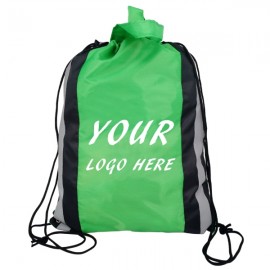 Safety Drawstring Backpacks with Logo