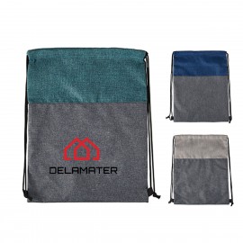 Customized Contrast Color Drawstring Bag
