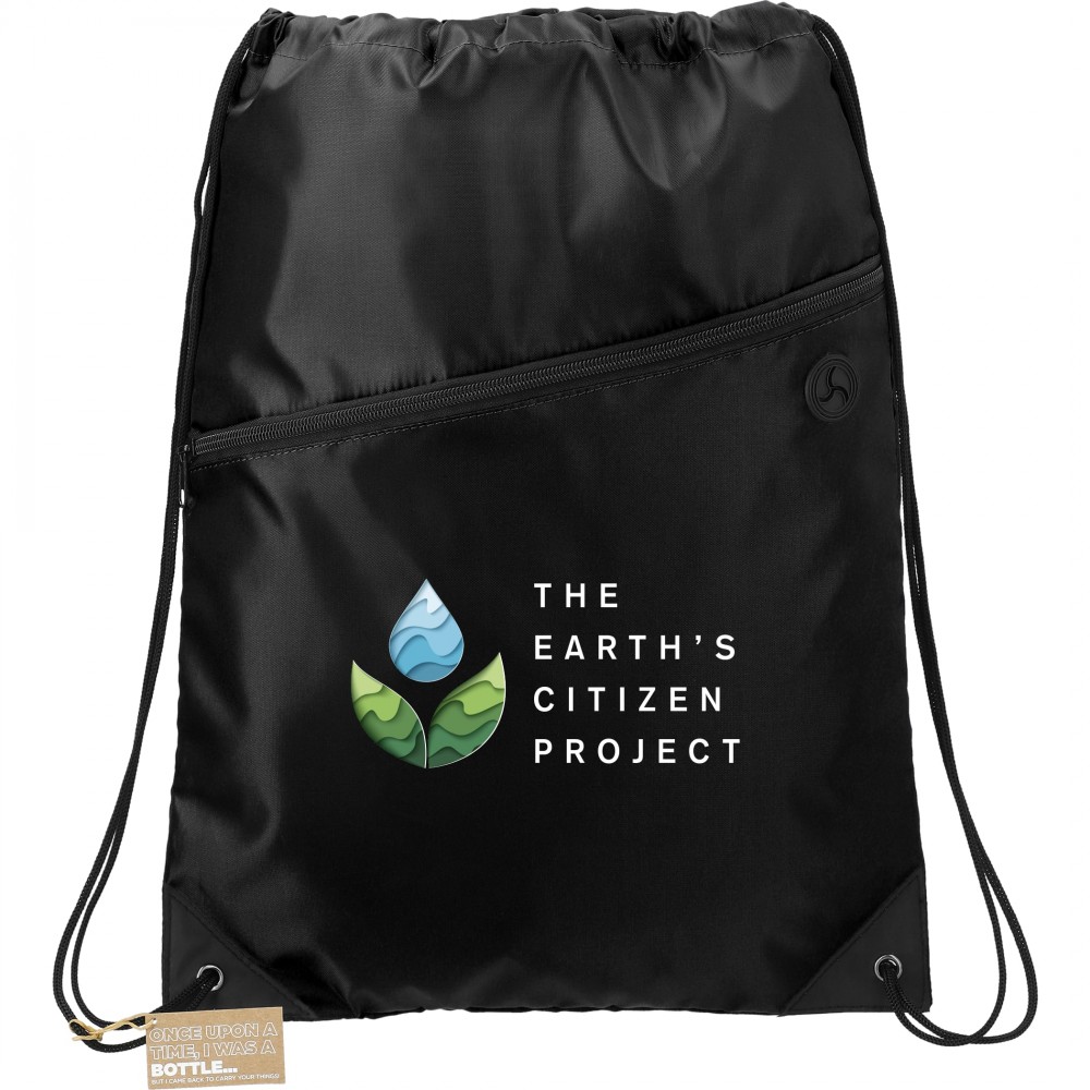 Promotional Robin RPET Drawstring Bag