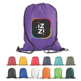 Drawstring Backpack with Logo