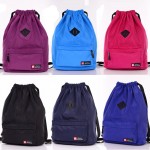 Customized Nylon School Drawstring Shoulders Bag
