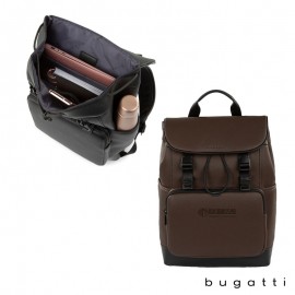 Bugatti Central Laptop Backpack with Logo  Bugatti Central Laptop Backpack with Logo