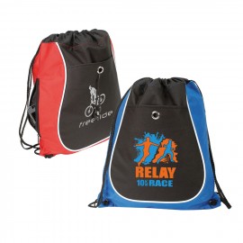 Personalized Polyester Drawstring Backpack  Personalized Polyester Drawstring Backpack