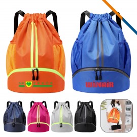 Logo Branded Vera Drawstring Backpack