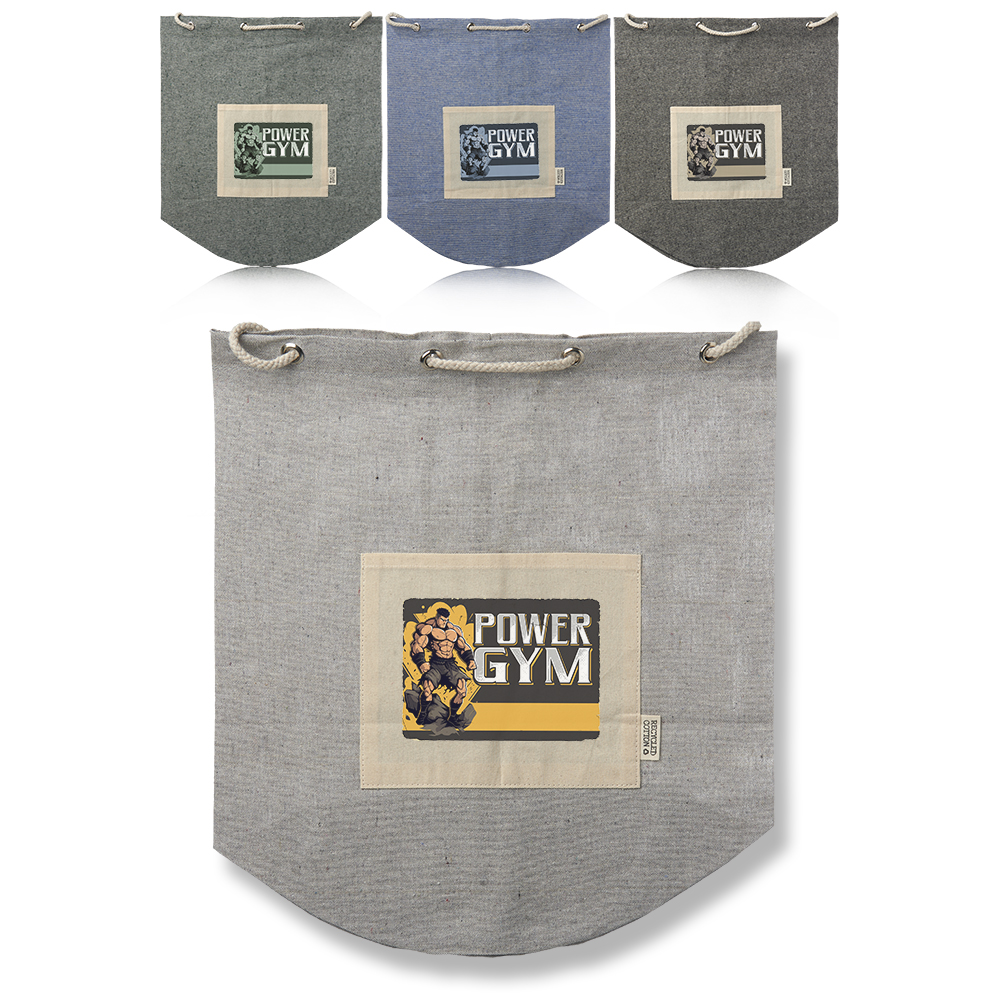 Recycled Cotton Rope Backpacks with Logo