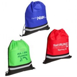 Logo Branded Safety Non-Woven Drawstring Bag