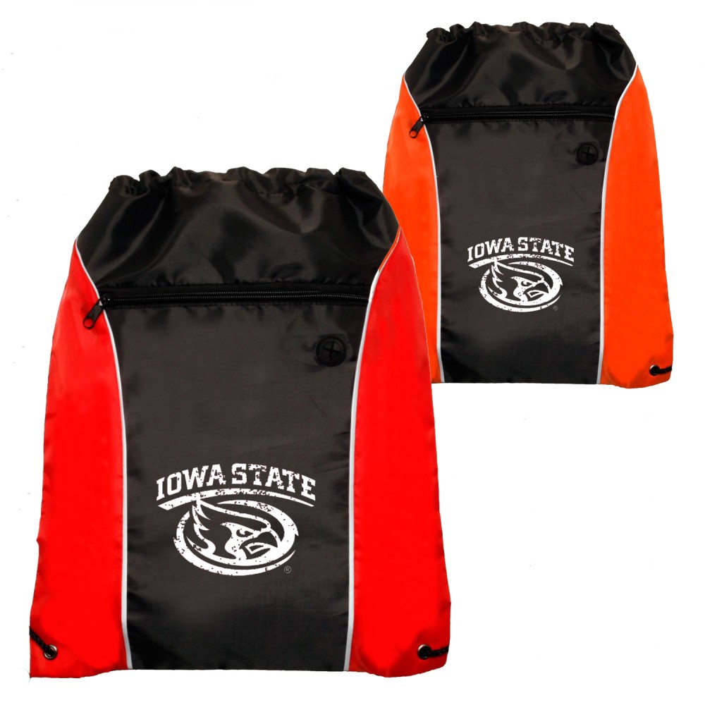 Custom Two Tone Front Pocket w/ Earphone Outlet Drawstring Backpacks Custom Two Tone Front Pocket w/ Earphone Outlet Drawstring Backpacks