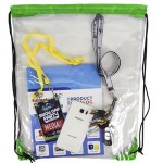 Custom Clear Backpack - See Through Drawstring Backpack Clear Bag