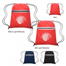 Customized Farsight Reflective Drawstring Sports Pack  Customized Farsight Reflective Drawstring Sports Pack