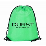 Logo Branded 12" X 15" Drawstring Backpack