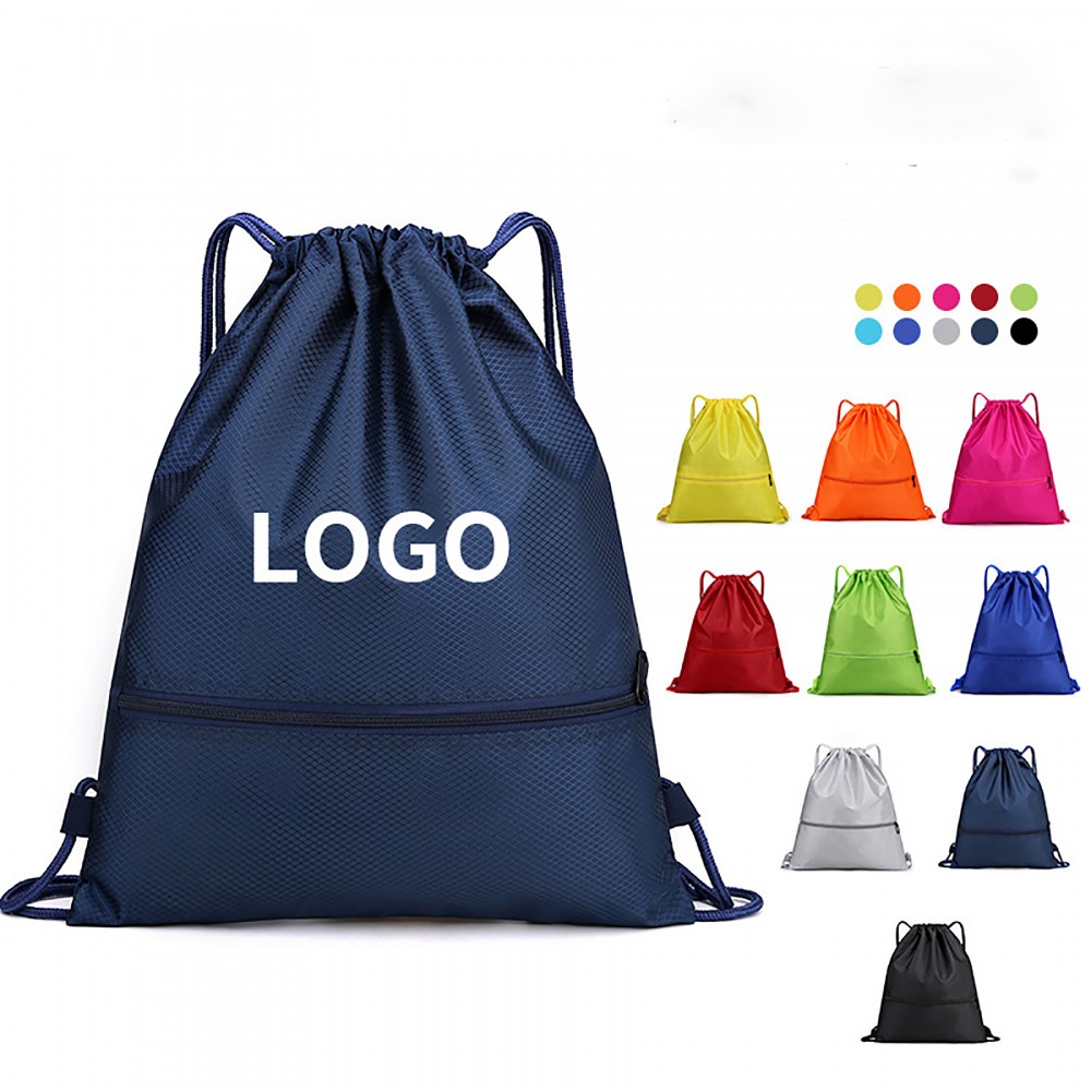 Customized Drawstring Gusseted Pocket