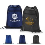 Unisex-Adult Essential Drawstring Sackpack with Logo
