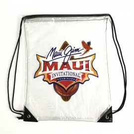 Custom Clear Drawstring Backpack
