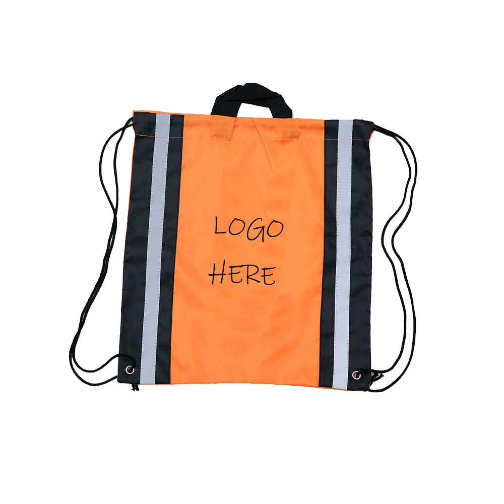 Personalized Reflective drawstring Backpack