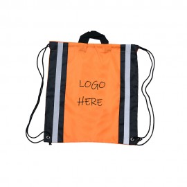 Personalized Reflective drawstring Backpack  Personalized Reflective drawstring Backpack