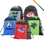Vesic Drawstring Backpack with Logo