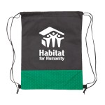 Pathway Non-Woven Drawstring Backpack with Logo