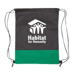 Personalized Pathway Non-Woven Drawstring Backpack