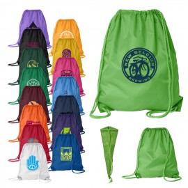 Prismatic Drawstring Backpack with Logo