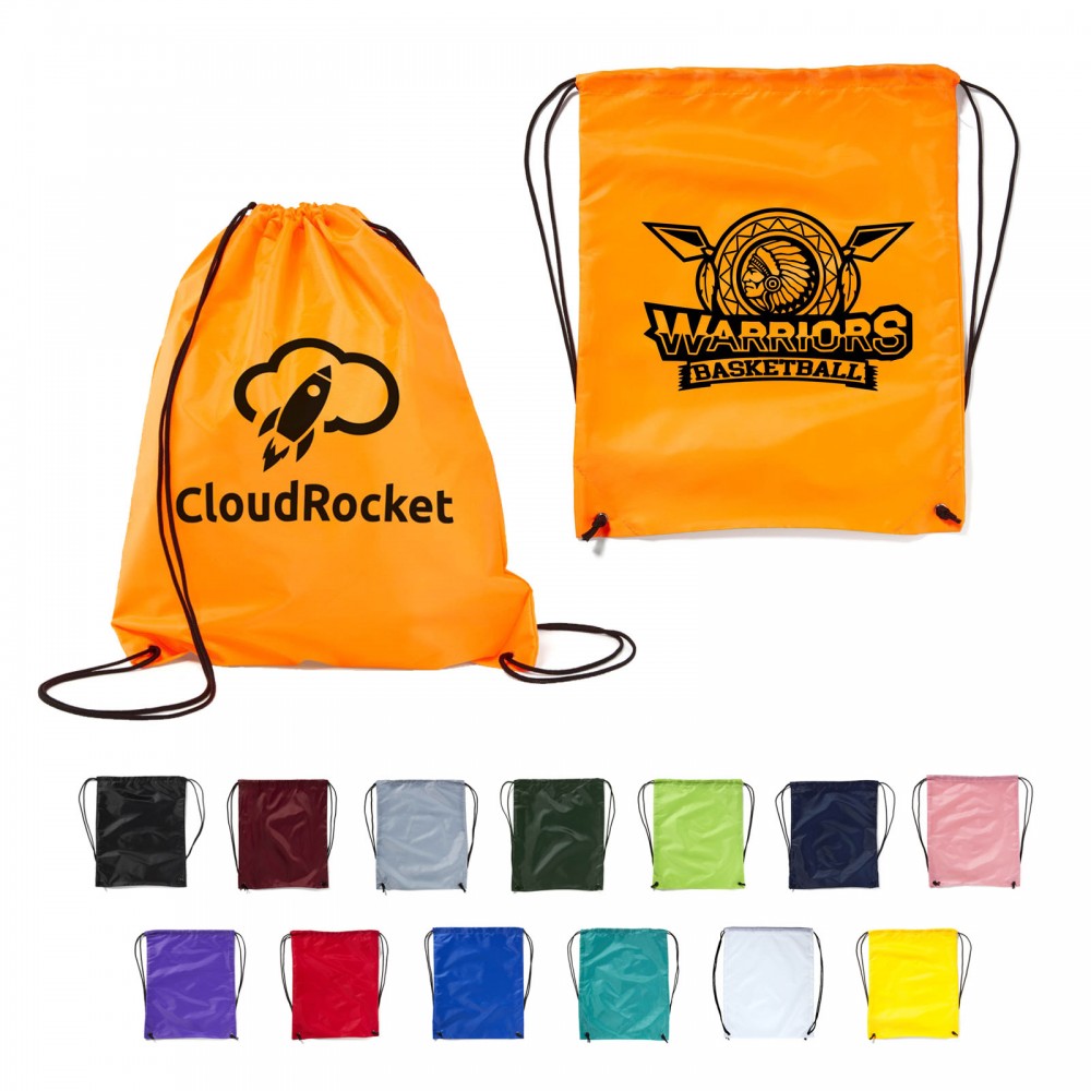 Drawstring Backpack with Logo Drawstring Backpack with Logo