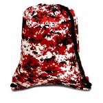 Logo Branded 210 D Drawstring Backpack