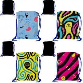 Super Drawstring Backpack with Logo  Super Drawstring Backpack with Logo