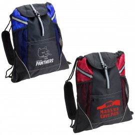 Fusion Drawstring Cinchpack with Logo