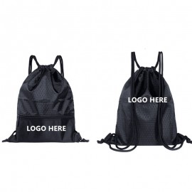 Polyester Drawstring Backpacks with Logo  Polyester Drawstring Backpacks with Logo