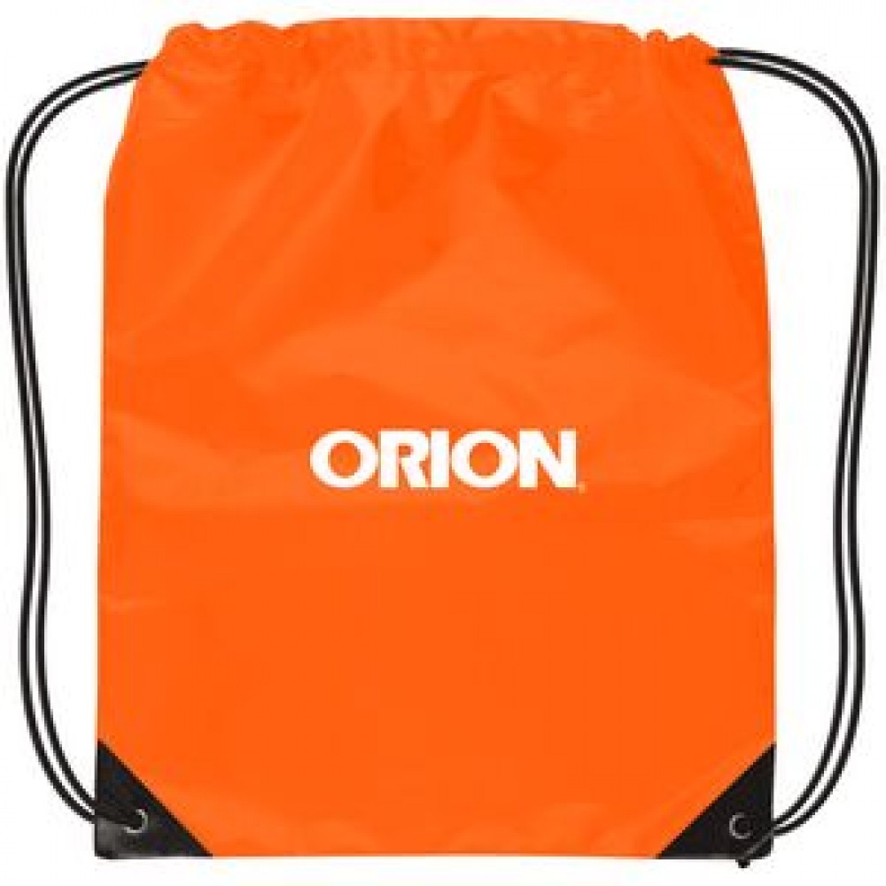 Small Drawstring Backpack with Logo