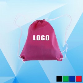 Non-Woven Drawstring Backpack with Logo