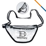 Bobbie Clear Waist Pack with Logo
