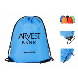 Custom Polyester Drawstring Bag with Logo