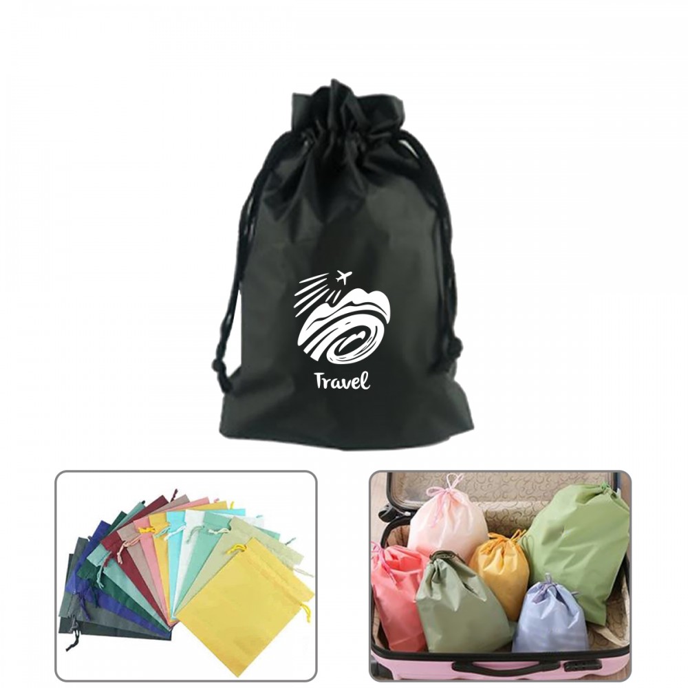 Travel Drawstring Tote Bag with Logo