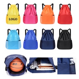 Sports Drawstring Backpack with Logo