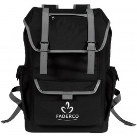 Premium Urban Explorer Tech Backpack (13" x 18" x 6") with Logo
